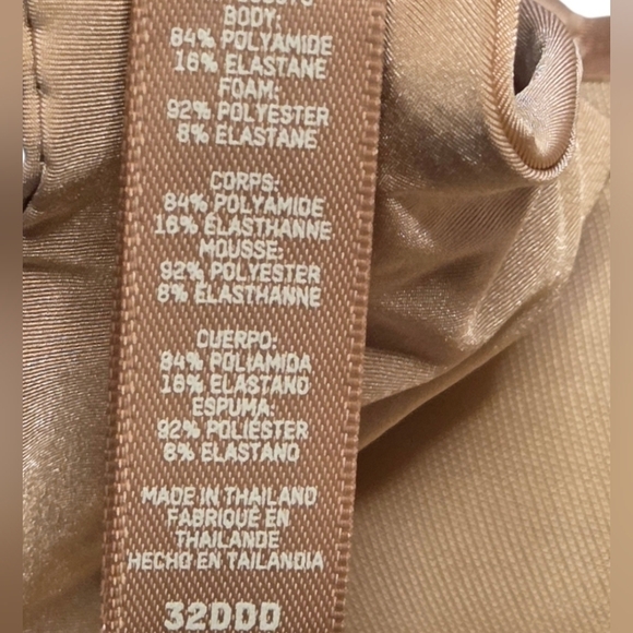 SKIMS WEIGHTLESS SCOOP BRA Tan 32DDD NWOT - Picture 2 of 2